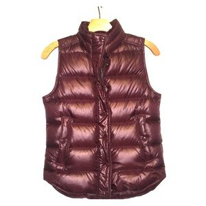 J.Crew shiny puffer vest